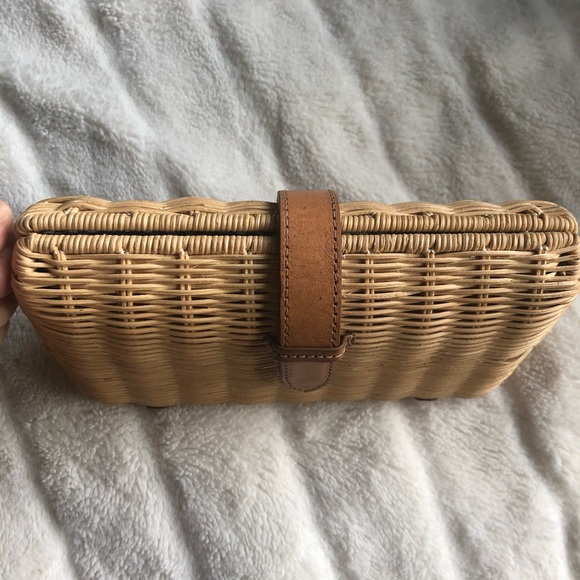 J. Crew Rattan Clutch - Picture 3 of 7